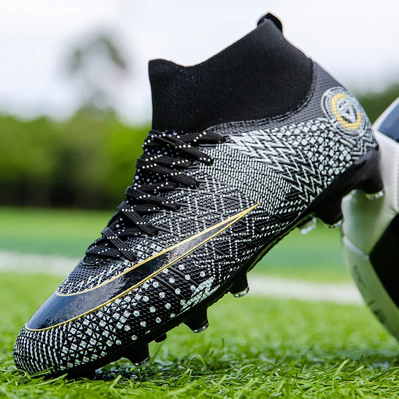 

Высококачественная Профессиональная футбольная обувь DR.EAGLE, мужские ультралегкие длинные шипы, тренировочные футбольные бутсы для мальчик...