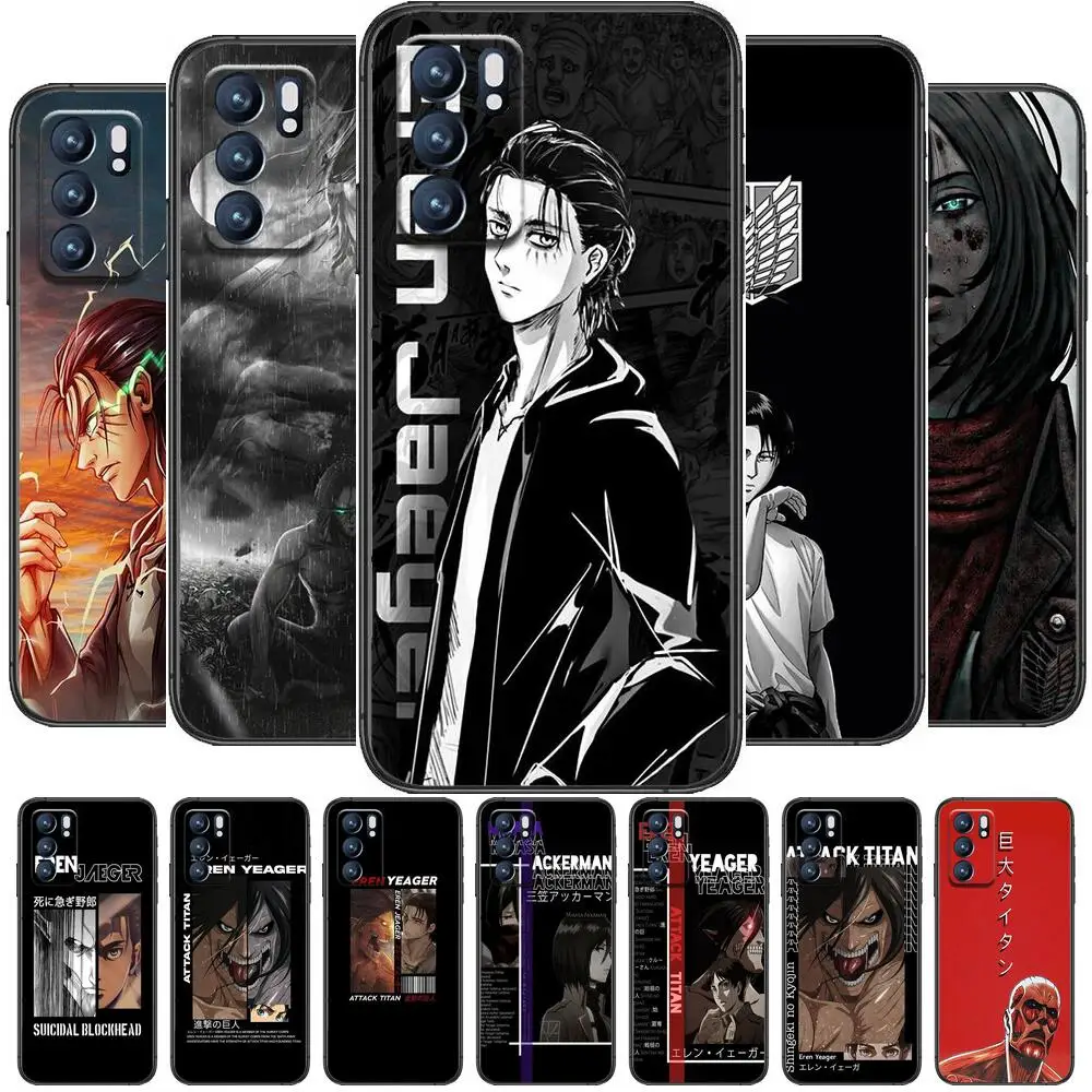 

Attack on Titan Eren Jaeger For Realme C3 Case Soft Silicon Back cover OPPO Realme C3 RMX2020 Coque Capa Funda find x3 pro C21 8