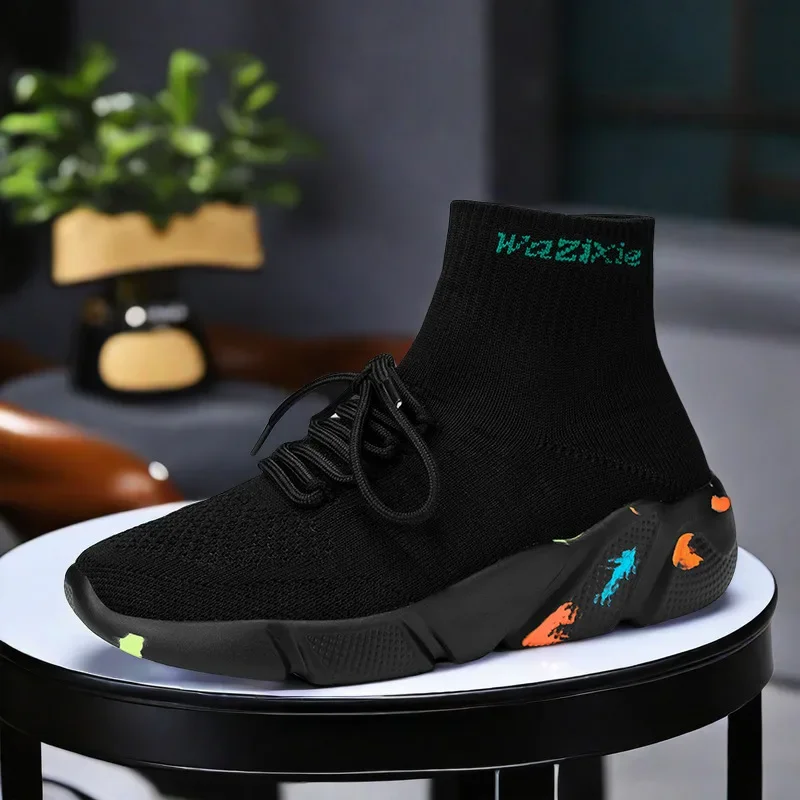 Высокие кроссовки для пожилых женщин новая женская спортивная обувь теннис 2024