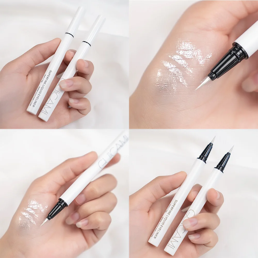 

GUICAMI pearlescent pen eyeliner waterproof, oil-proof non-smudge pen durable, quick-drying silkworm pen eyeliner liquid
