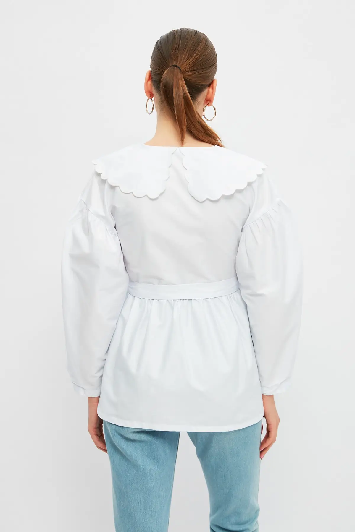 

Trendyol Bebe Lapel Belted Jacket TCTSS21CE0428
