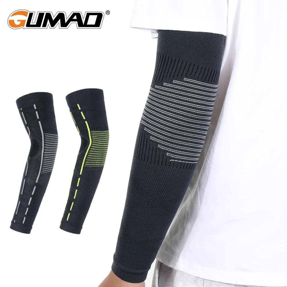 

Compression Arm Sleeves Cover Sports Cycling Running Fishing UV Sun Protection Volleyball Basketball Hand Sleeve Warmer Cuffs