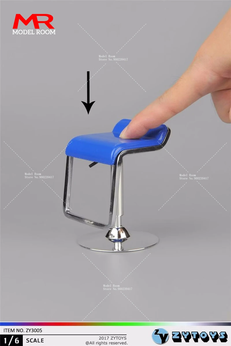 Вращающиеся на 1/6 градусов стулья ZYTOYS ZY3005 ZY3004 высотой 6 см Модель сиденья