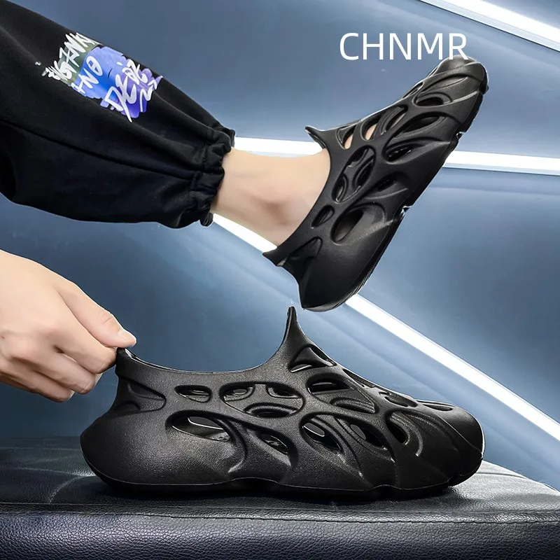 Мужские пляжные сандалии из искусственной кожи цвета в ассортименте