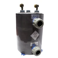 12hp industrial heat exchanger price pure titanium heat exchanger heater evaporator for swimming pool heat pump