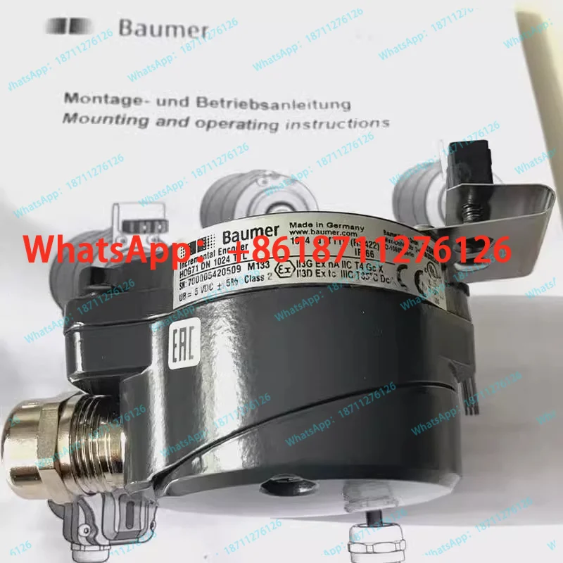 Фото Взрывозащищенный энкодер Baumer HOG 71 DN 1024 TTL №2