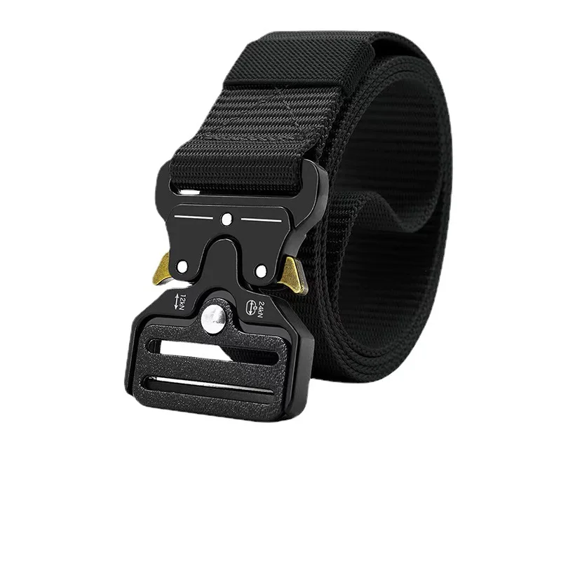 

Men's Tactical Belts Nylon Military Outdoor Waist with Metal Buckle Adjustable Heavy Duty Training Hunting Accessories