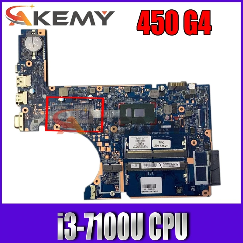 

Материнская плата DA0X83MB6H0 для HP 450 G4 470 G4