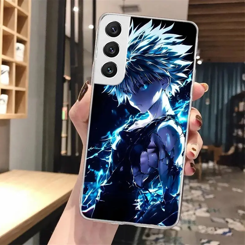 Huner X-Hunters Killua Мягкий чехол для телефона Samsung Galaxy S24 S25 S23 S22 Ultra S21 Plus S20 FE S10 + S10E S25Ultra