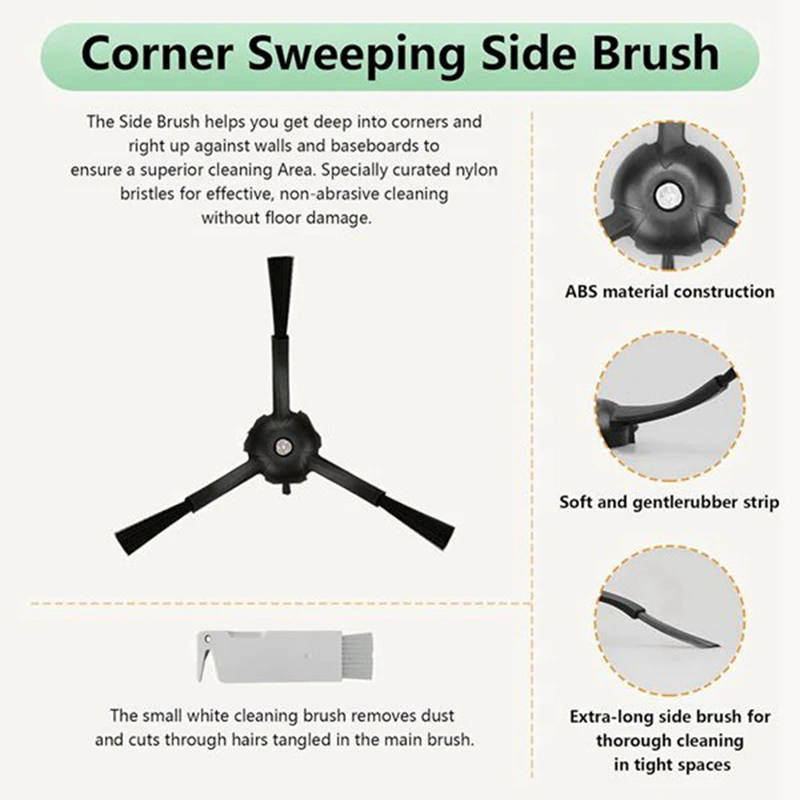 Комплект аксессуаров для Roborock Q8 Max Max+(Plus) Q5 Pro Pro+(Plus) Запчасти робота-пылесоса