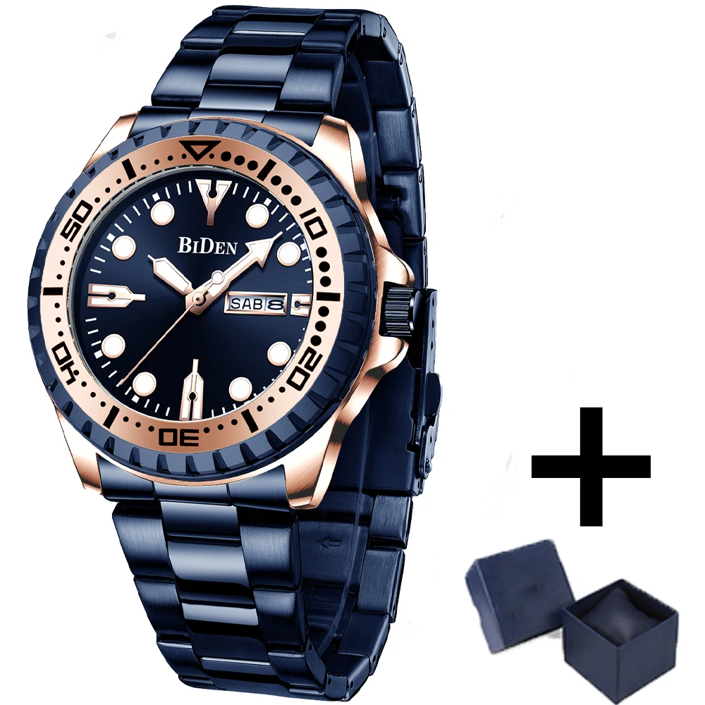 

Мужские кварцевые часы из нержавеющей стали с хронографом и вращающимся разноцветным циферблатом