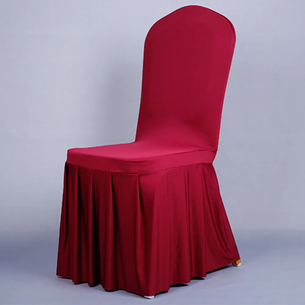 

Keep Your Chairs Looking Fresh and Inviting with Hotel Style Banquet Chair Cover Oxford Skirt Chair Cover No Ironing Required