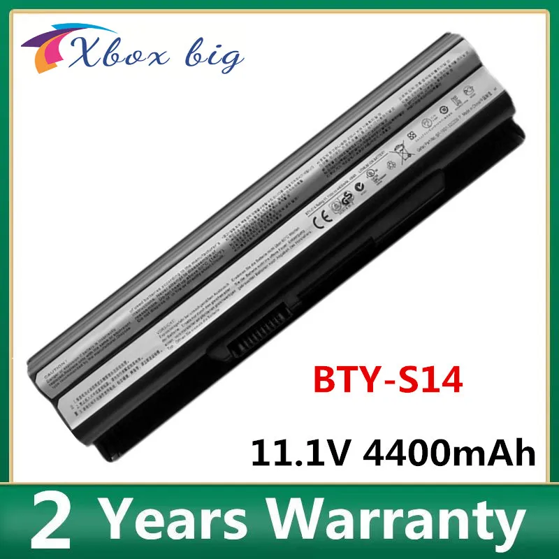 

New BTY-S14 Laptop battery For MSI CR61 FR720 CX70 FX700GE70 GE60 FX720 GE620 GE620DX GE70 A6500 CR41