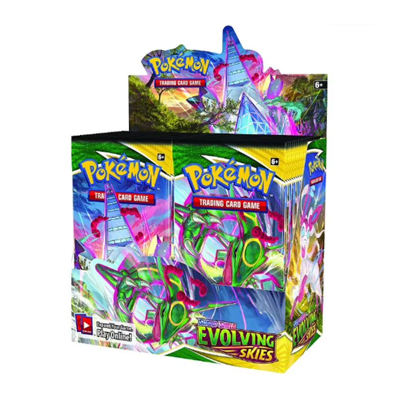 Новинка 324 шт./коркор. карты Pokemon английская торговая карточка игра команда Sun &amp