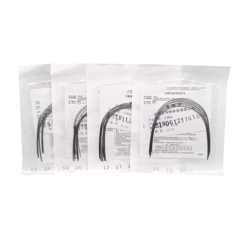 Стоматология Ортодонтические нити Суперэластичный нитинол круглый (диаметр)