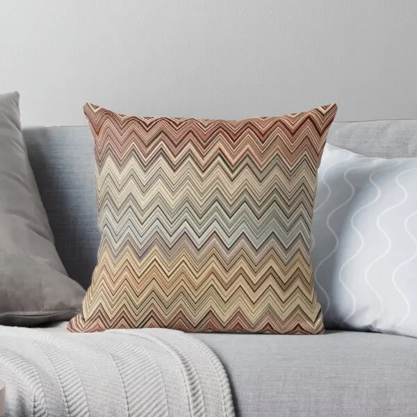 Missoni Home Zigzag  Printing Throw Pillow Cover Home Decorative Waist Bed Wedding Fashion Decor Sofa Anime Pillows not include