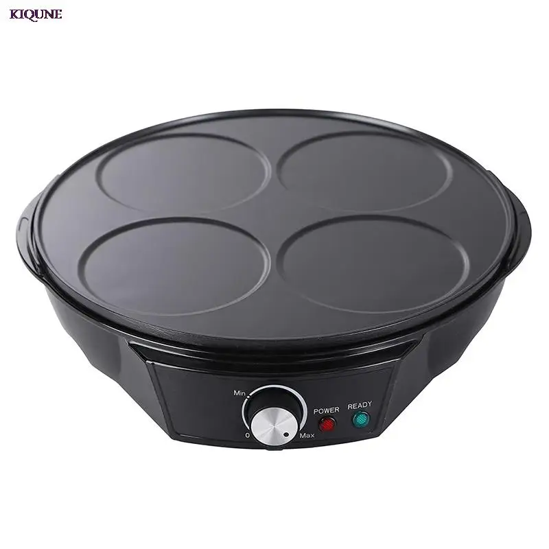 

4 Hole Electric Crepe Maker Multifunctional Non-stick Egg Omelet Pie Pancake Baking Pan EU Plug 220-240V Kitchen Supplies Tools