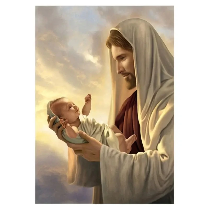 

DIY Colorful Father & Child 5D Diamond Painting - Perfect Home Decor For Adults & Kids!