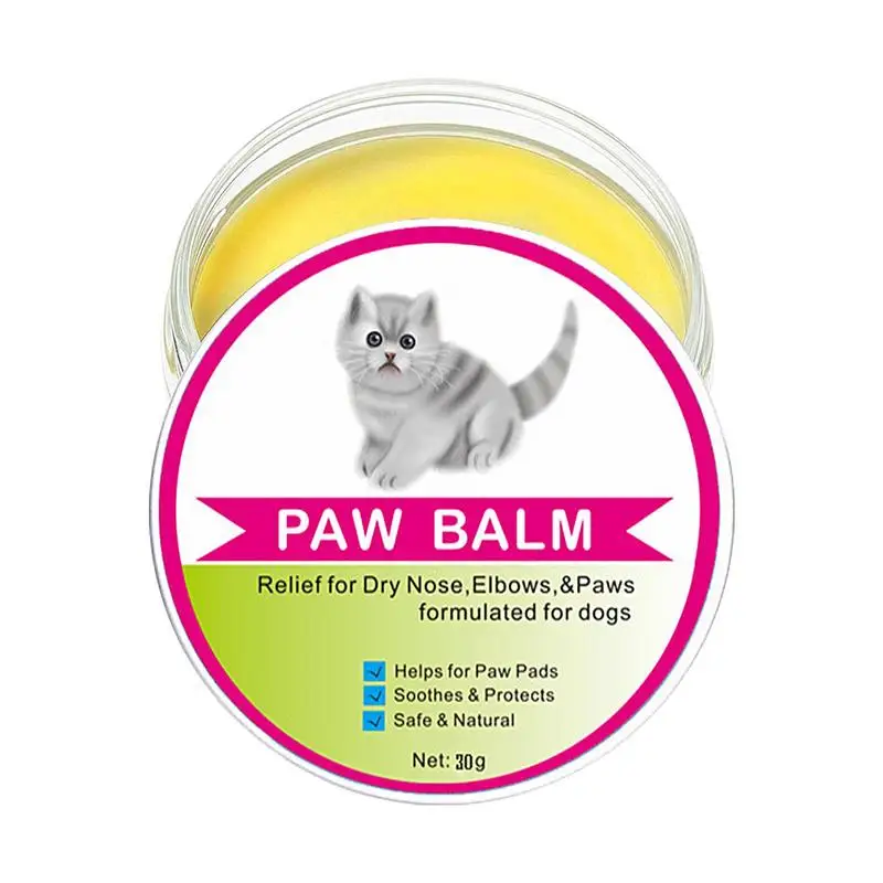 

Dog Paw Wax Pets Nose Elbow Cream Wax Butter Effective & Safe 30g Natural Paw Pad Lotion Repairs Moisturizes Dry Noses For Dogs