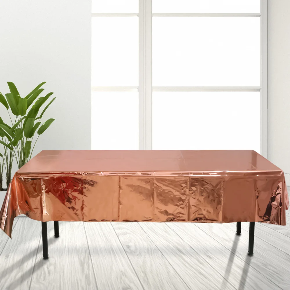 

Large Festive Disposable Tablecloth Dressing Picnic Table Cloth Christmas Party Dining Cover Managainst for Event Wedding Decor