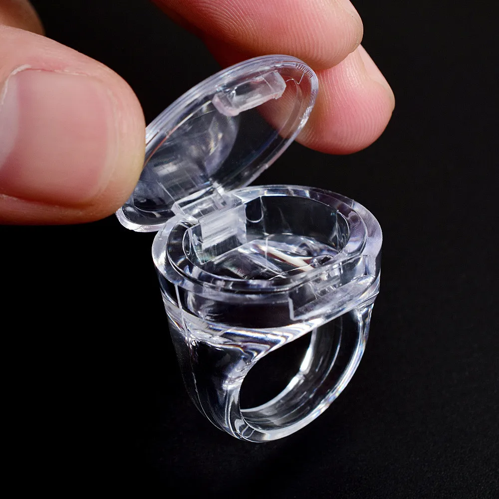 

10PC Reusable Microblading Tattoo Pigment Ink Ring Cups Eyelash Extend Glue Holder Container With Lid Cover Cap Permanent Makeup