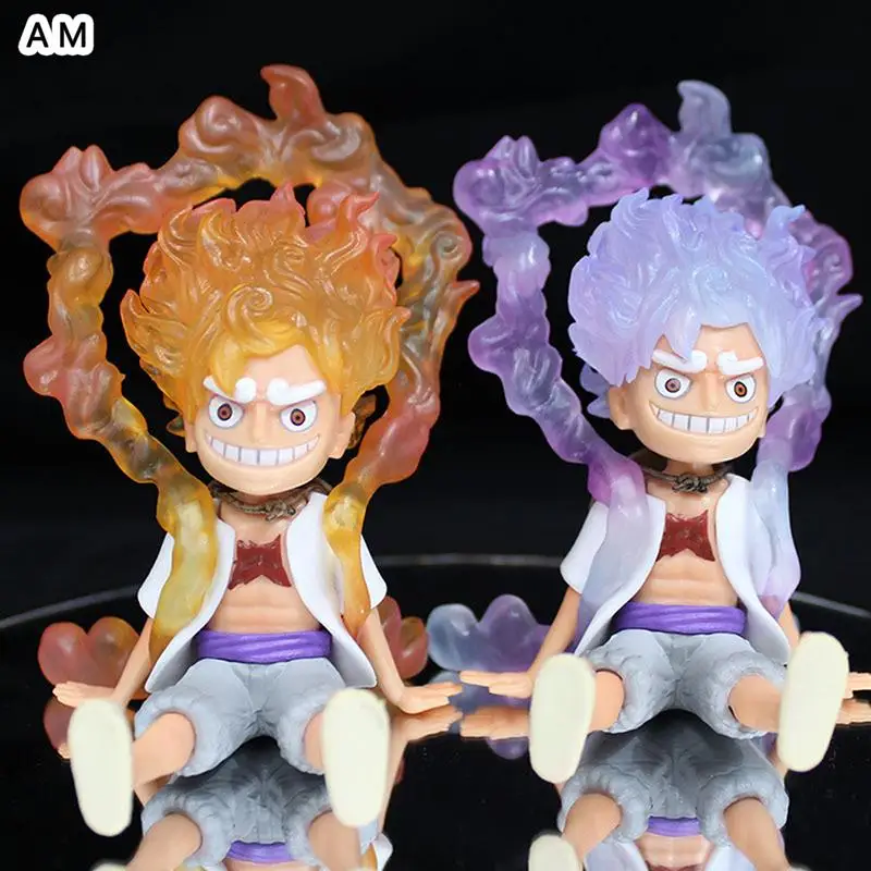 

10cm Anime One Piece Action Figure Monkey D Luffy GEAR 5 Nika Sun God PVC Collectible Statue Model Doll Toys Children Gift