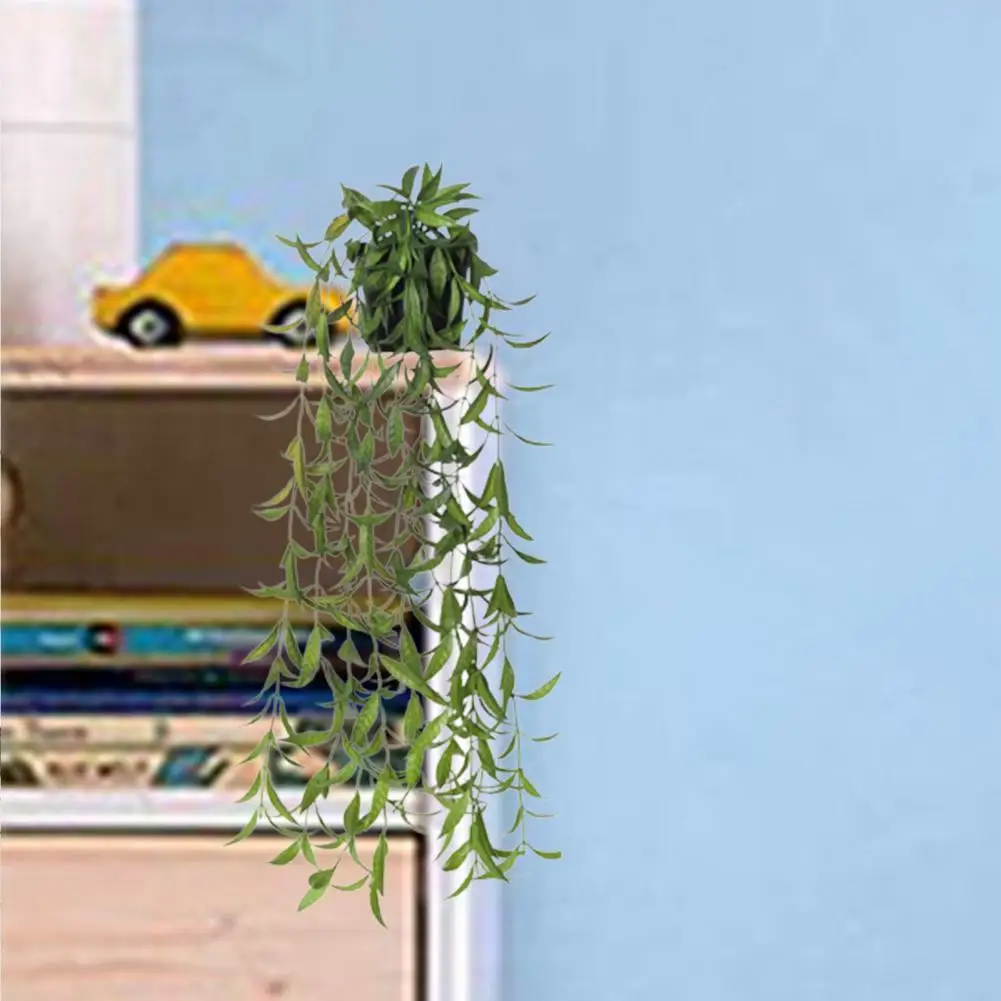 

Beautiful Simulation Plant Nature Fake Hanging Bonsai Ornamental No Wither Artificial Hanging Bonsai Shelf Decor