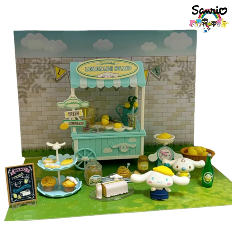 Sanrio модель Cinnamoroll's Стенд в форм лимона Series фигурки настольные украшения