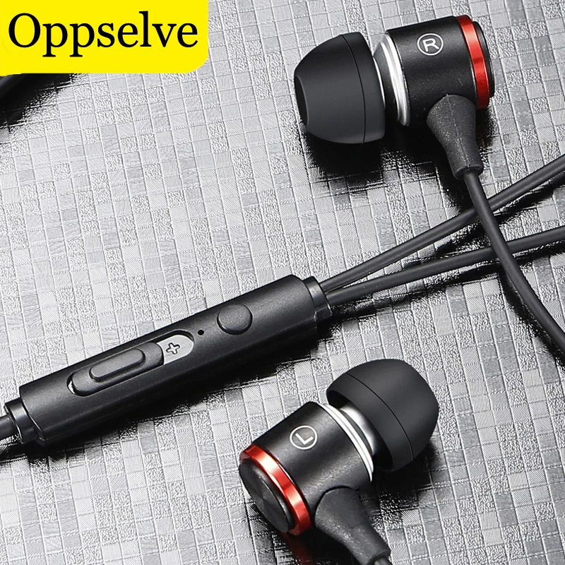 

Oppselve Wired Earphone For Phone iPhone Xiaomi Samsung Huawei Headset In-Ear Earphone With Mic In Ear Buds Earbuds Earpiece MP3