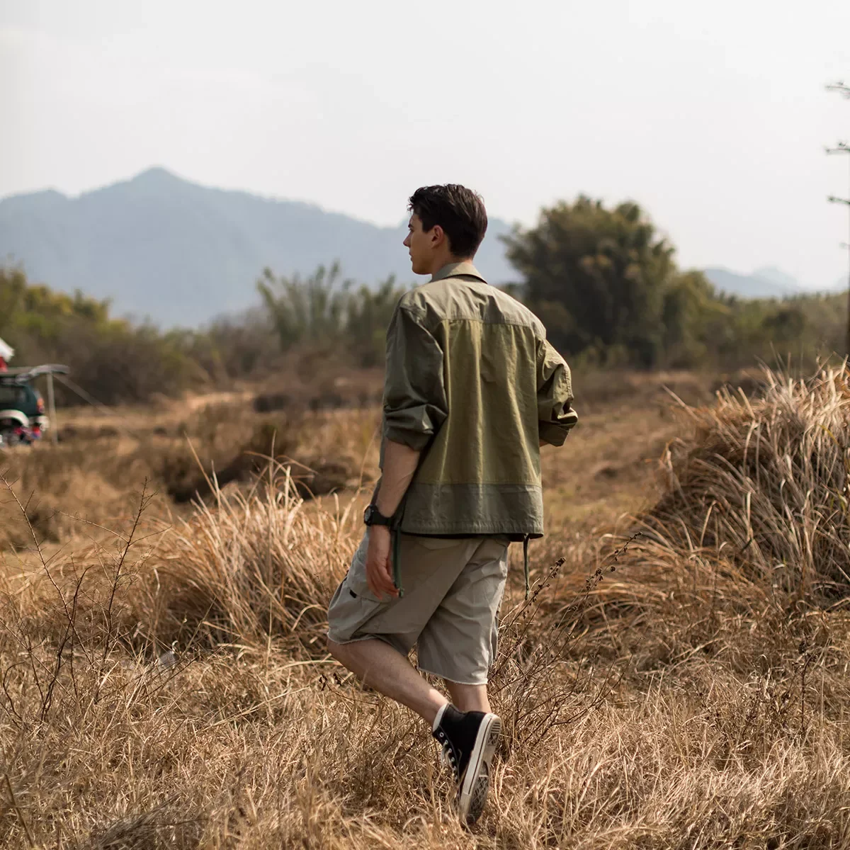 

New2022 2022 Spring Winter New Vintage Contrast Color Patchwork Jackets Cargo Outdoor Workwear Retro Streewear SK130044