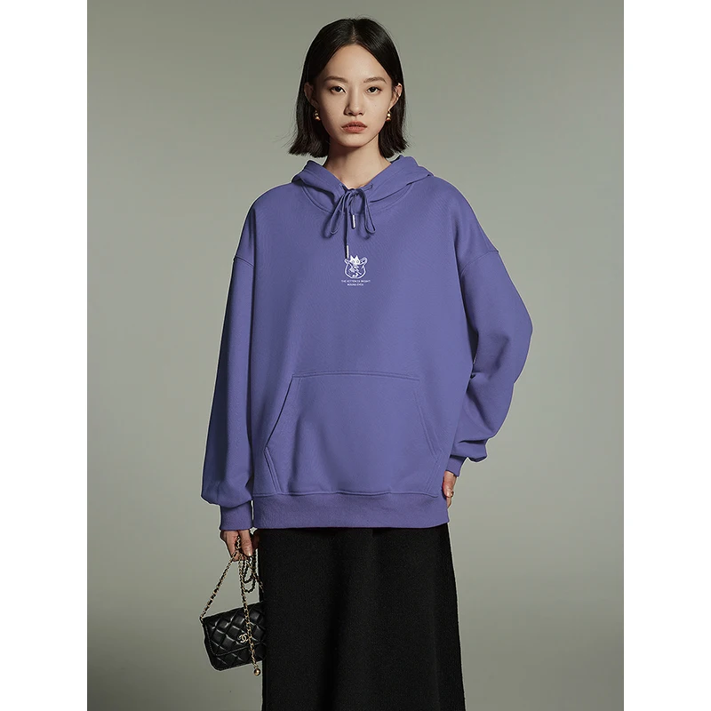 Женская флисовая толстовка с капюшоном длинным рукавом |