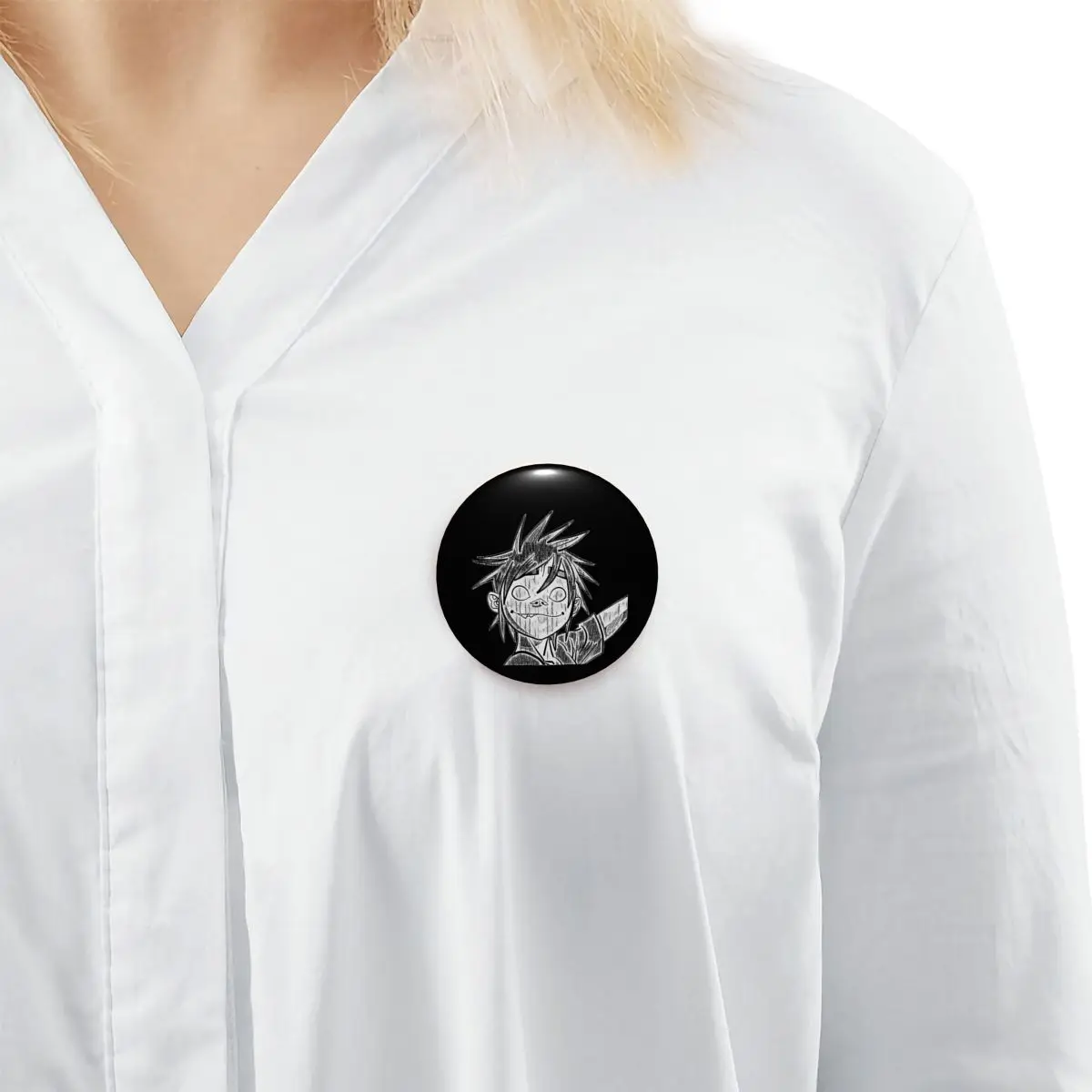 Copy of gori-llaz Pins Creative Brooch Jewelry Decor Metal Pin Badge Girl Child Broche Button Clothes Gift