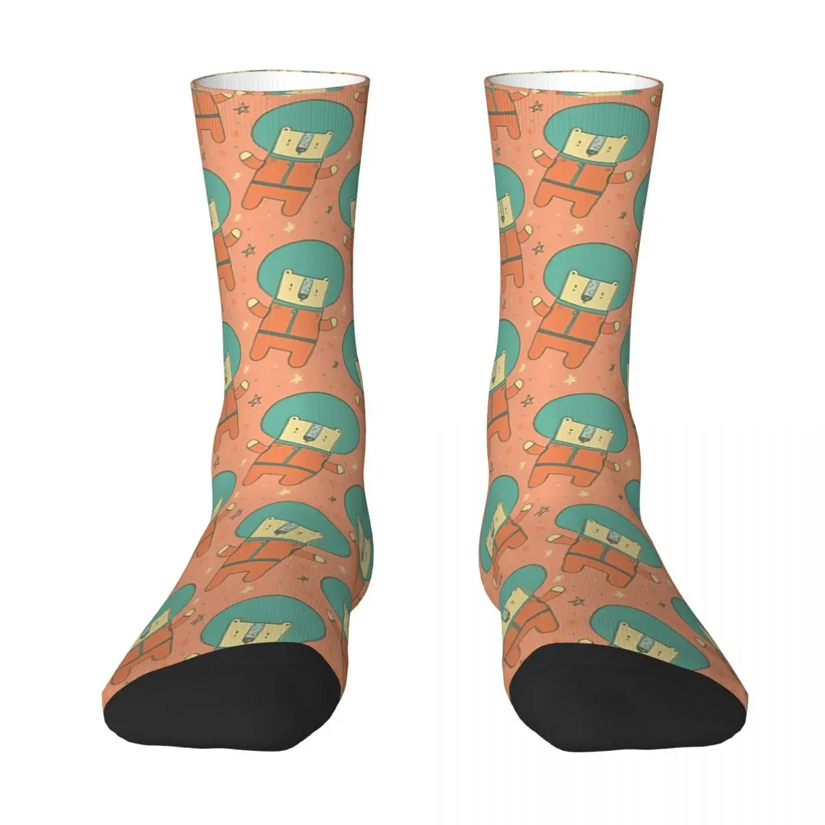 Bearly There In Dreamsickle Adult Socks,Unisex socks,men Socks women Socks