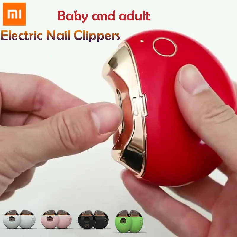 

Xiao Mi Electric Automatic Nail Clipper Sharpener Anti Splash Portable Baby Adult Nail Cutter Set Nail ClippersNail Sharpener