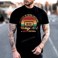 20 years of being awesome vintage 2002 limited edition 20th birthday gift t shirt clothing tshirt sweatshirt unisex shirt tee