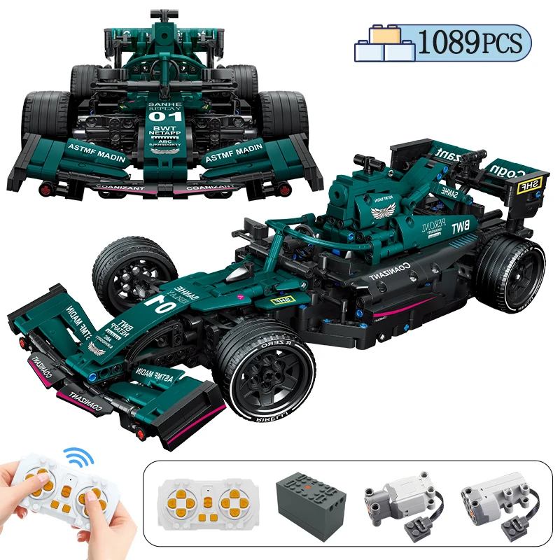 

1089Pcs City Remote Control Racing Supercar Building Blocks RC Sports Speed Vehicle Truck Bricks Toys for Children Kids Gift
