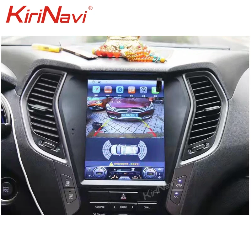 Вертикальный экран KiriNavi Android 11 для Hyundai IX45 Santa Fe 2013-2018 автомобильный Dvd