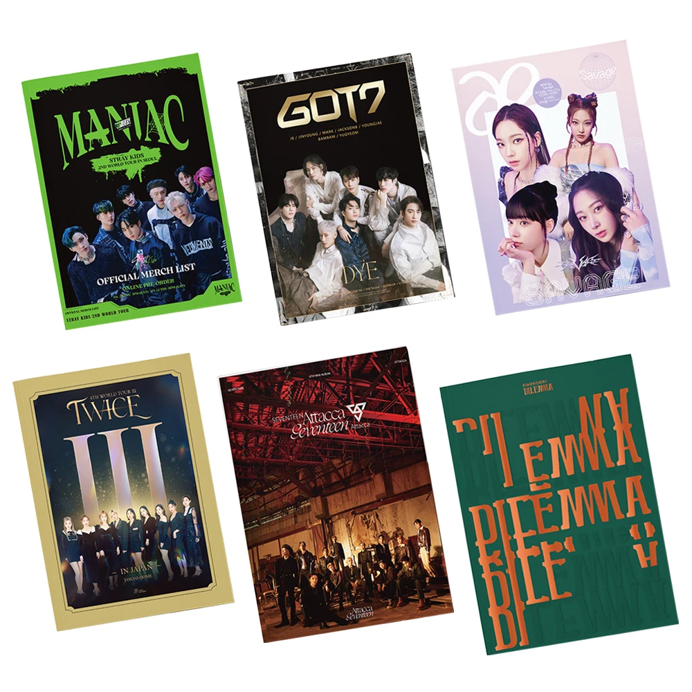 

Kpop бродячие дети Bp масло AESPA ENHYPEN Bangtang Мальчики дважды GOT7 EXO SEASON'S поздравления фотопечать альбом для фотографий книги