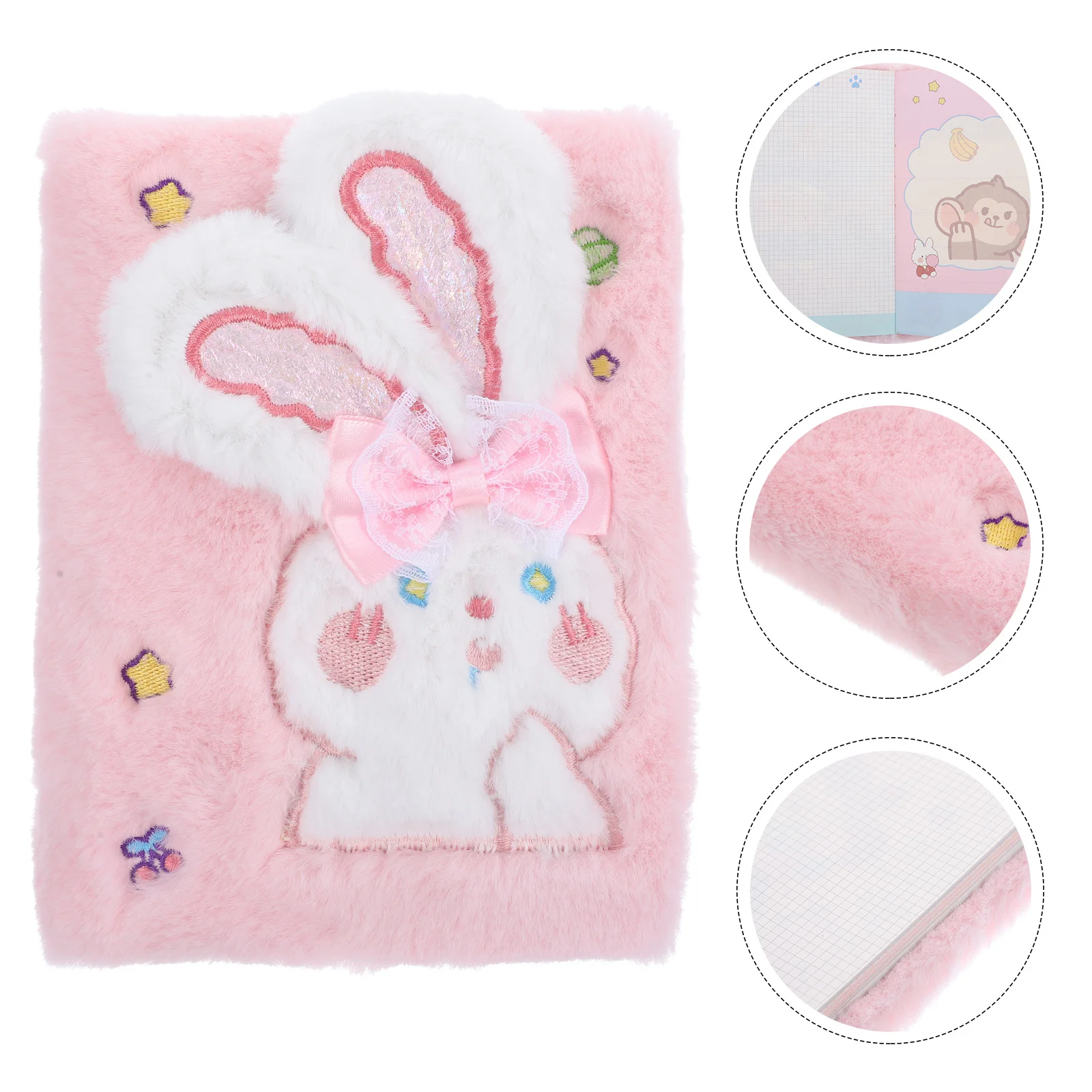 

Diary Notebook Journal Plush Writingnotepad School Office Supplies Pad Gift Weekview Appointment Planner Kids Personal Drawing