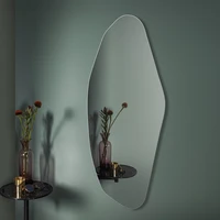 room hanging irregular mirror wall aesthetic large full length hairdressing mirror stickers espejo cuerpo entero home supplies
