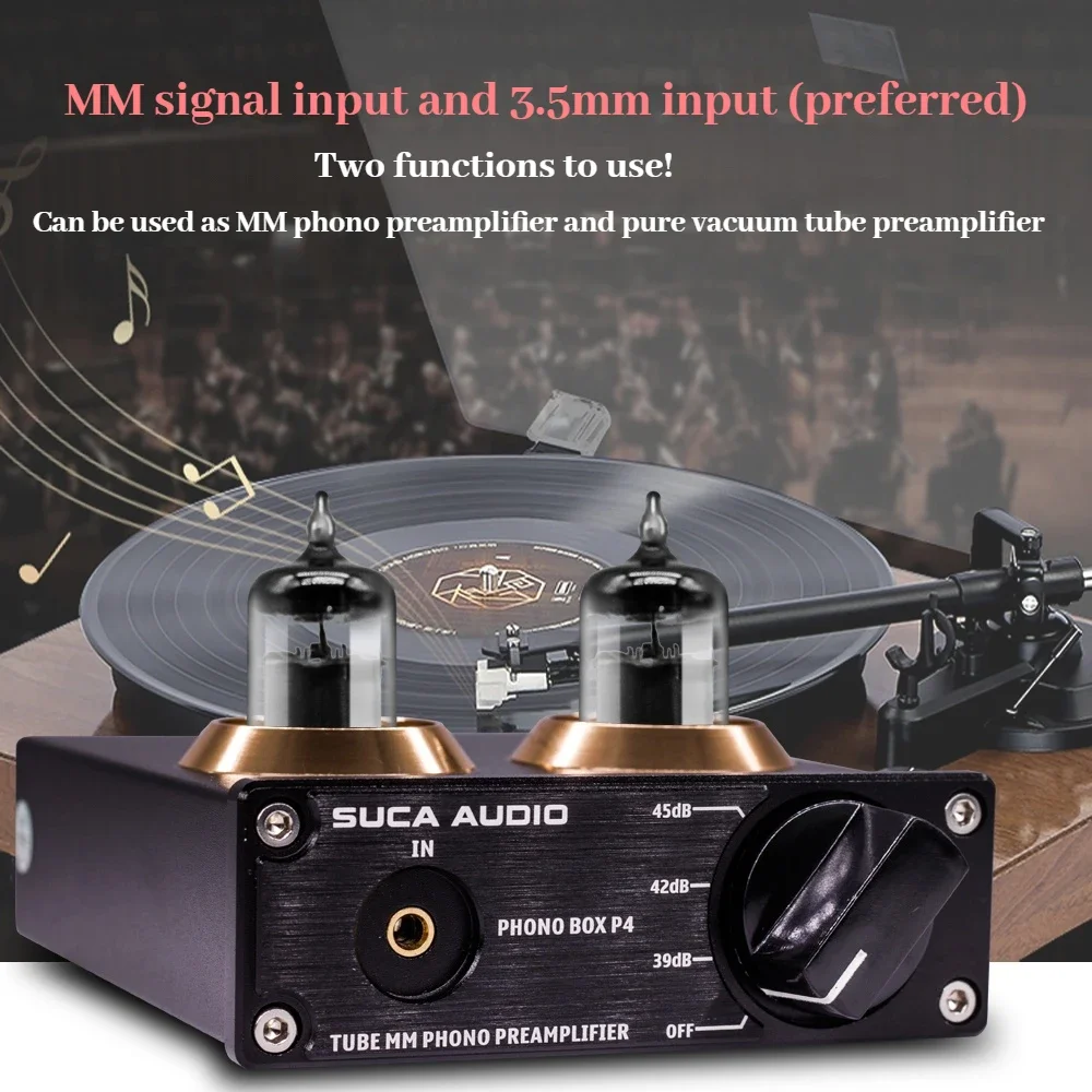 Виниловый проигрыватель SUCAAUDIO PHONO BOX P4