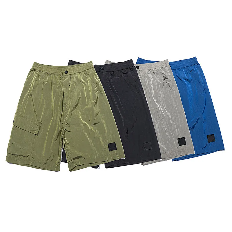 

Summer men's trend compass small standard nylon shorts beach pants casual zipper