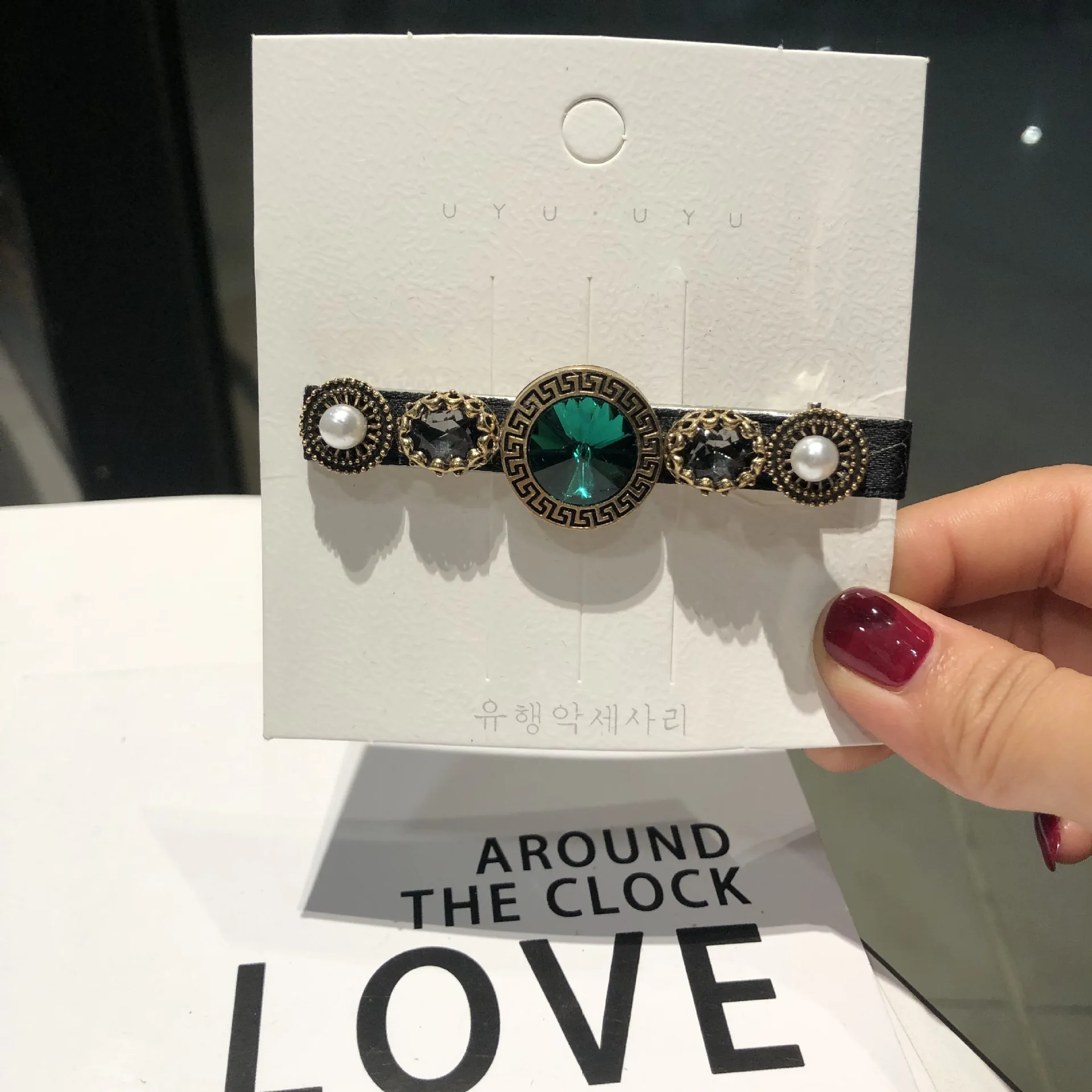 

Chain Hairpin Bow Hairpin Hairpin Elegant Pearl Mesh Top Clip