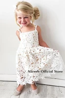 2 14 years simple lace flower girl dress childrens first communion dress princess ball gown wedding party dress custom made