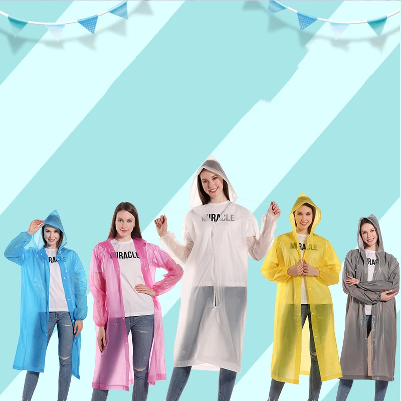 

Motorcycle Camping Long Raincoat Men Moto Biker Waterproof Poncho Woman Raincoat Hood Impermeable Mujer Household Merchandises