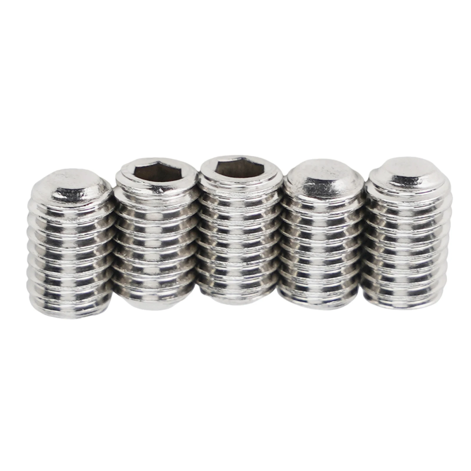 Установочные винты M5 высота 0 8 см/0 3 дюйма 10 шт. аксессуары серебряные ласты из