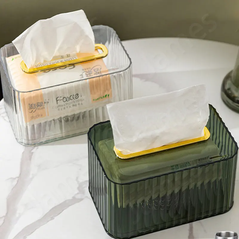 

Classic Style Tissue Box Simple Solid Color Tissue Boxs Toilet Paper Holder Creative Desktop Storage Boxs Tissues Boxs Holder