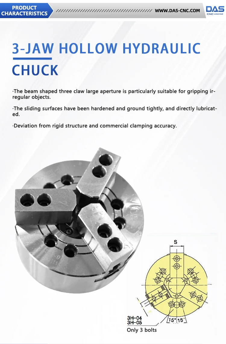 Тайваньский патрон CHANDOX 3 зажима и 4 или 6 зажимов Самоцентрирующийся для