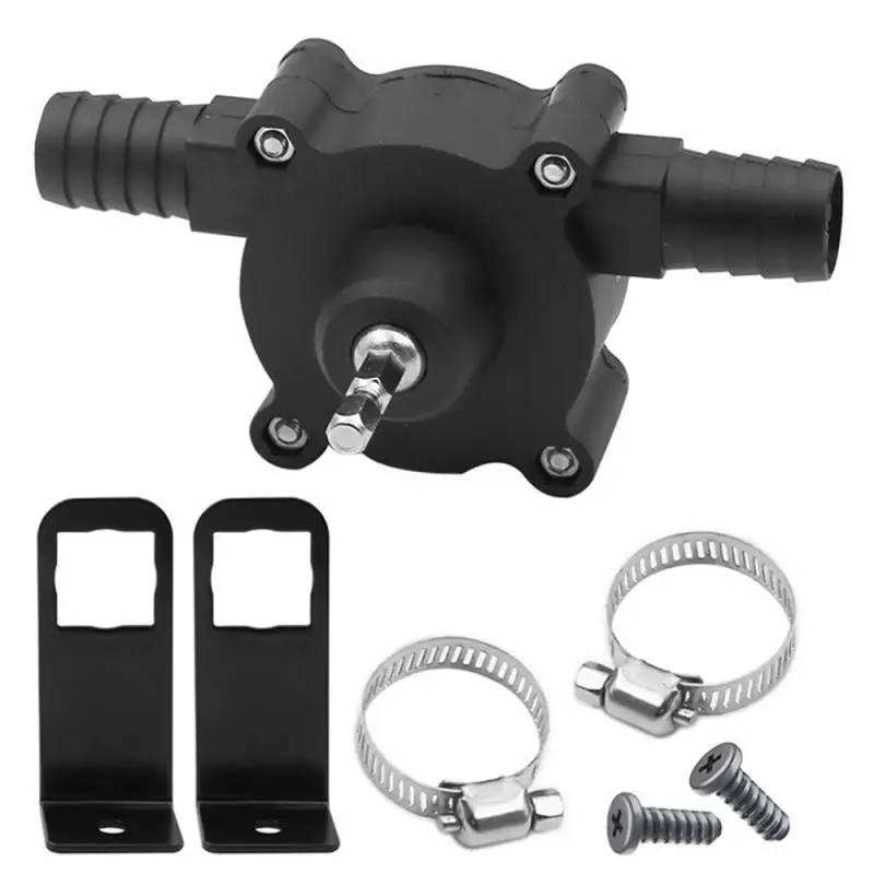 

Self-Priming Electric Drill Pump Self Priming Transfer Pumps Oil Fluid Water Pump Portable Round Shank Heavy Duty Pump Garden