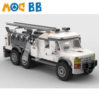 moc heavy duty service truck toys kids gifts educational toys compatible with le bricks
